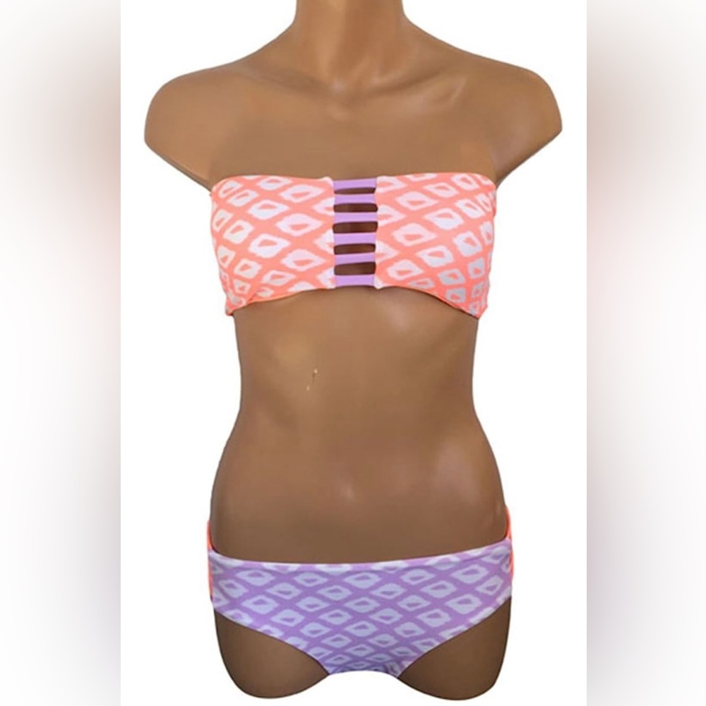 Reversible Sherry Two Piece Bathing Bikini